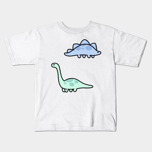 Dinosaurs Kids T-Shirt by Reeseworks